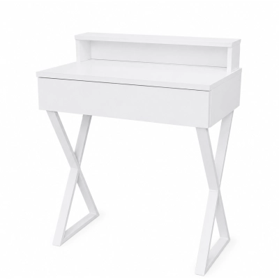Toaletka / konsola "LENA PLUS" biały mat 75cm, białe X